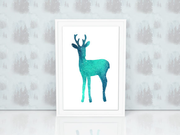 Animals in Lights: A Watercolor Illustration Set for Warm, Handmade Branding