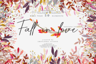 Fall in Love Watercolor Collection: A Versatile Illustration Set for Content Creators