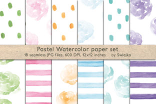 Pastel Watercolor Background for Illustrations