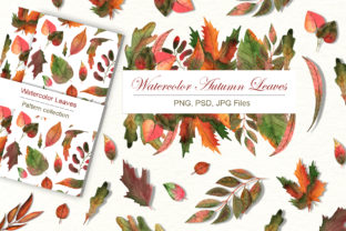 Watercolor Autumn Leaves: A Versatile Illustration for Digital Sellers