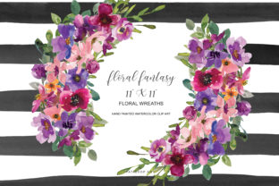 Watercolor Colorful Flowers Wreath: A Versatile Illustration for Digital Sellers