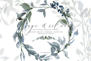 Watercolor Leafy Clipart Collection: A Versatile Illustration Set for Crafters
