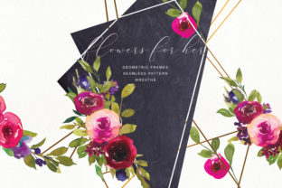Watercolor Rose Frame Wreath Set: A Versatile Illustration for Creative Sellers